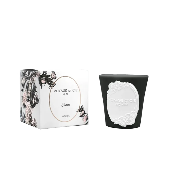 Voyage et Cie Black Cameo Candle
