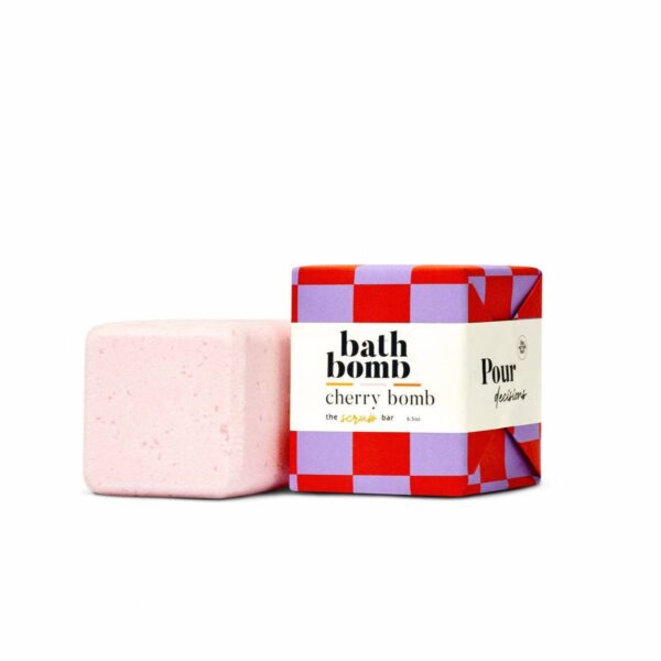 The Scrub Bar Cherry Bath Bomb