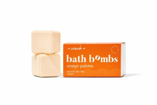 The Scrub Bar Orange Paloma Bath Bomb Gift Set