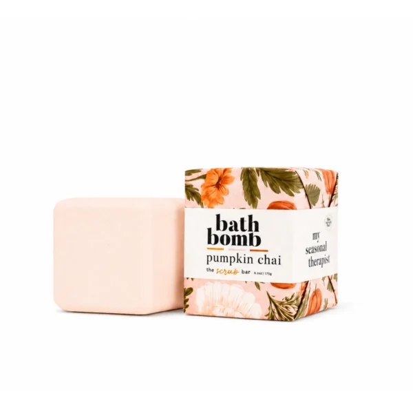 The Scrub Bar Pumpkin Chai Bath Bomb